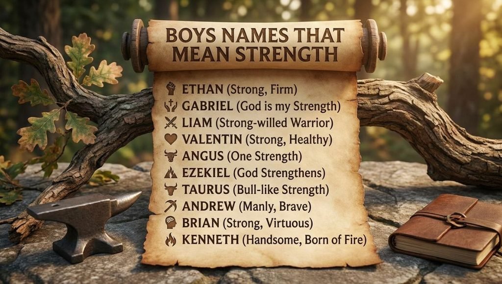 boys names that mean strength