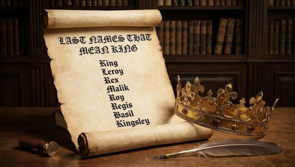 last names that mean king