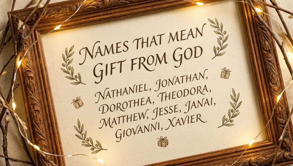 names that mean gift from god