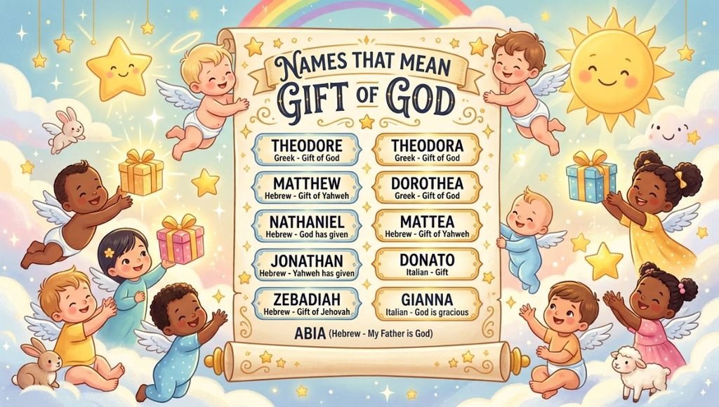 names that mean gift of god