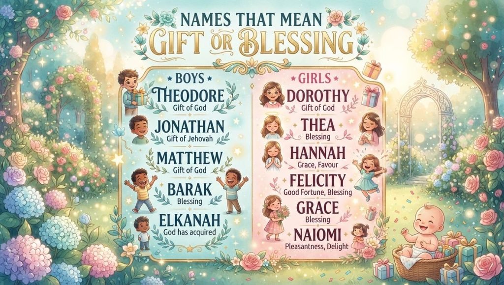 names that mean gift or blessing