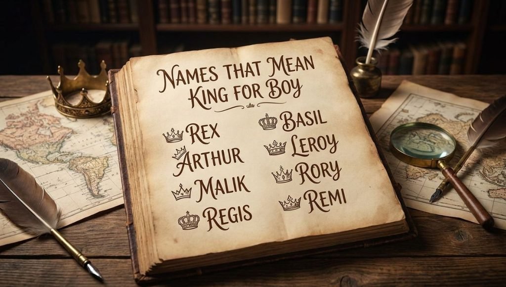 names that mean king for boy