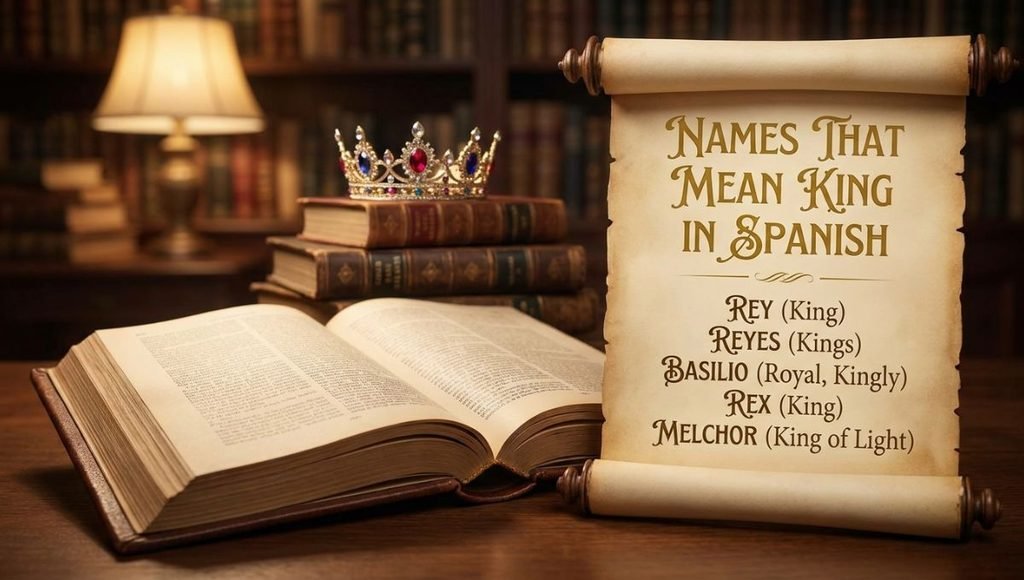 names that mean king in spanish